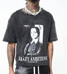 KRAZY AMBITIONS - Máison Black Tee