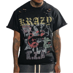 KRAZY AMBITIONS - KZA Collage Tee