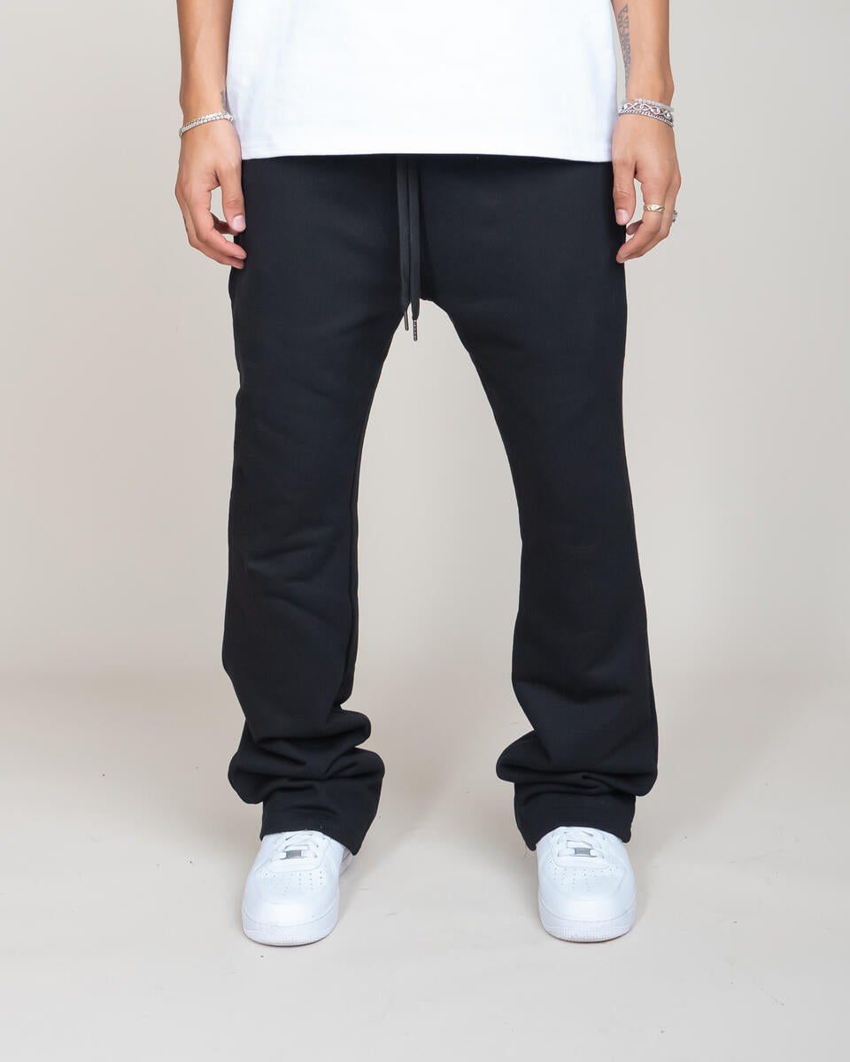 EPTM - PERFECT FLARE SWEATPANTS - BLACK