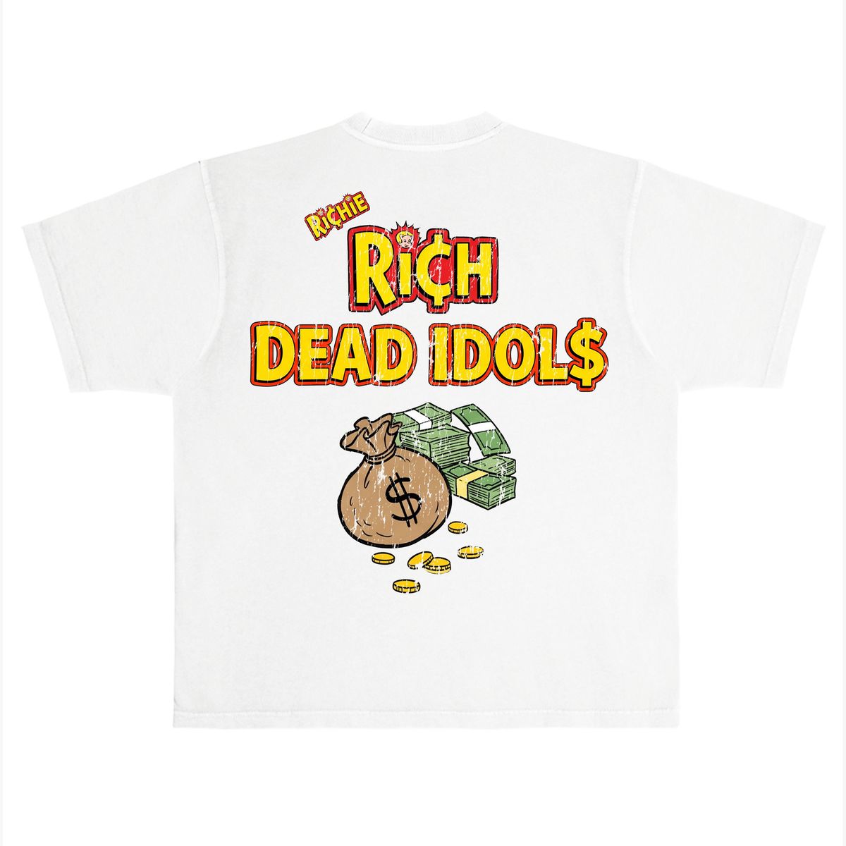 RICH DEAD IDOLS - RICHIE RICH" T-SHIRT