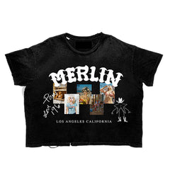 Merlin - Photo Memories Tee Black