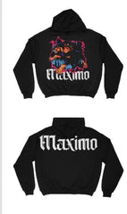 MAXIMO HOODIE - DOG - BLACK