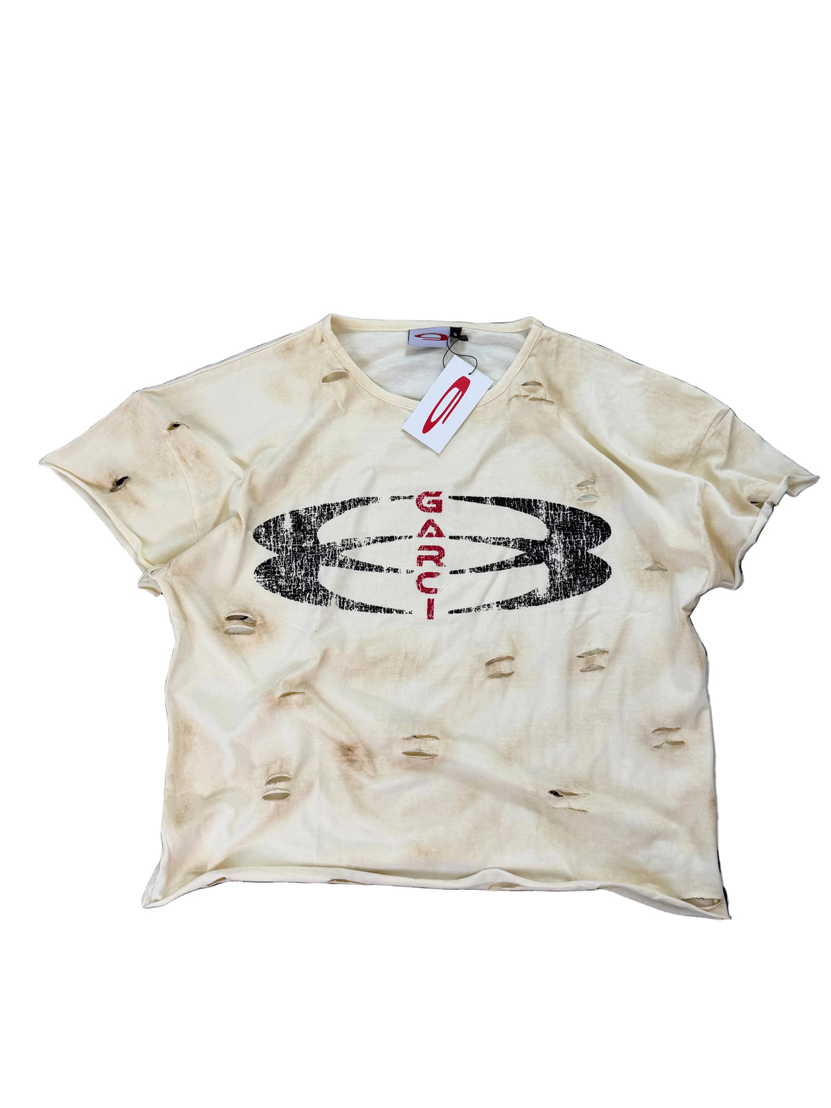 GARCIAGA MIRROR TEE - CREAM