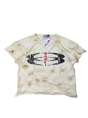 GARCIAGA MIRROR TEE - CREAM