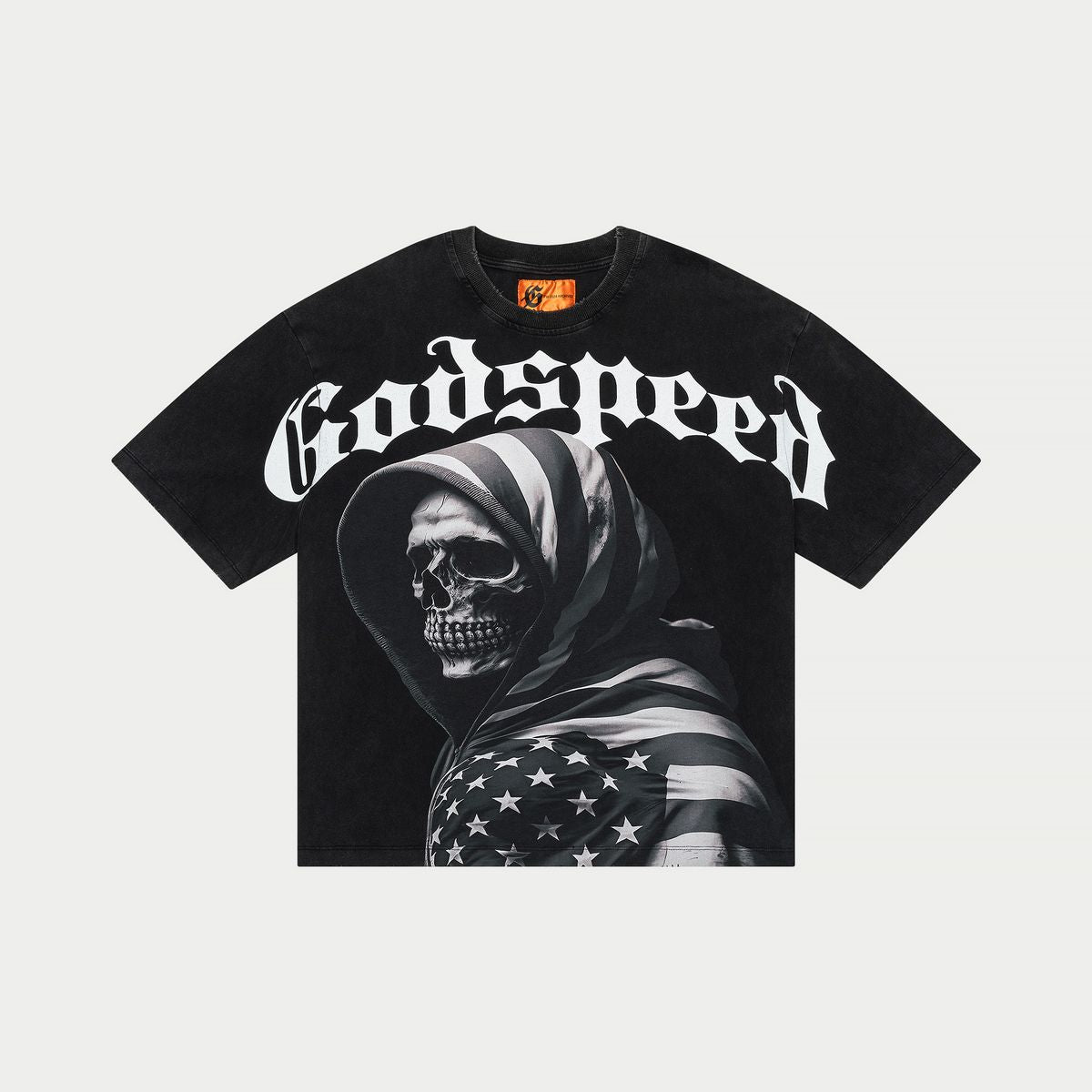 GODSPEED - AMERICAN SKULL TEE