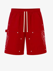 RETROVERT - Script Red Sweatshorts