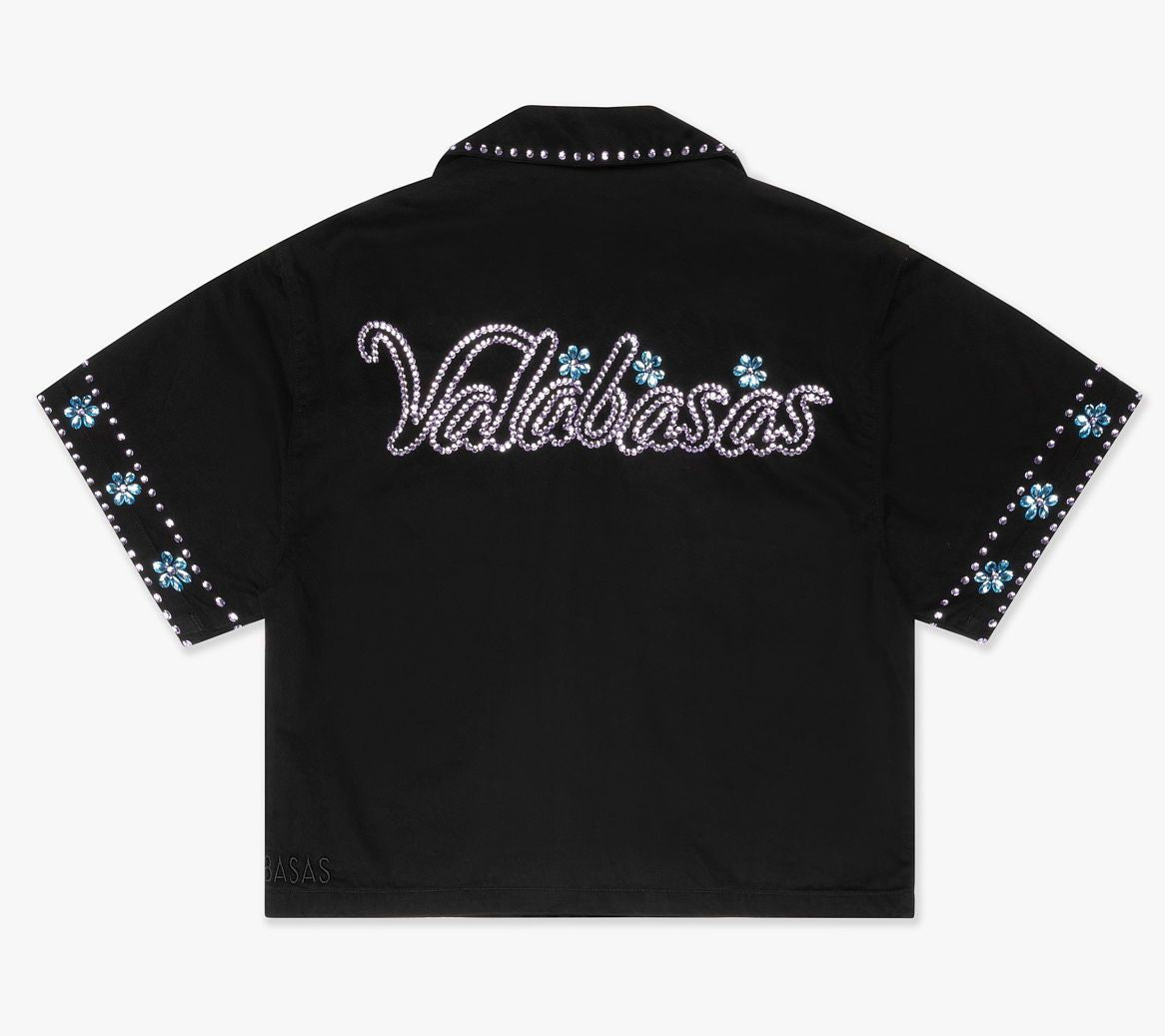VALABASAS - UNDER PRESSURE" BUTTON DOWN - BLACK
