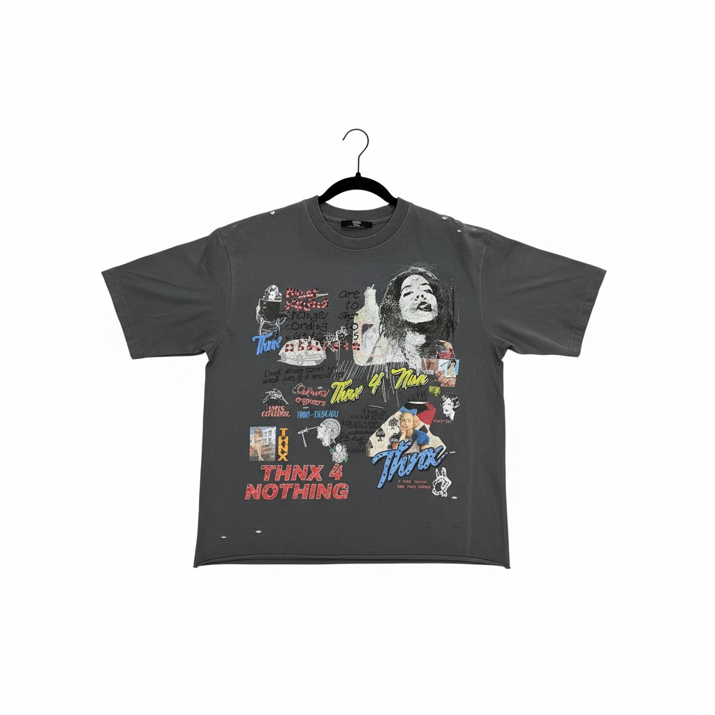 THNX - Market Tee Grey