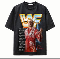 HERON COUTURE - RIC FLAIR T-SHIRT (BLACK)