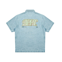 APPT - SYNC BUTTON UP - INDIGO