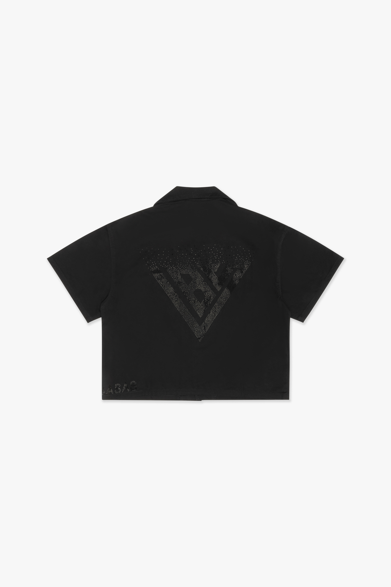 VALABASAS - SHINE" BUTTON DOWN - BLACK