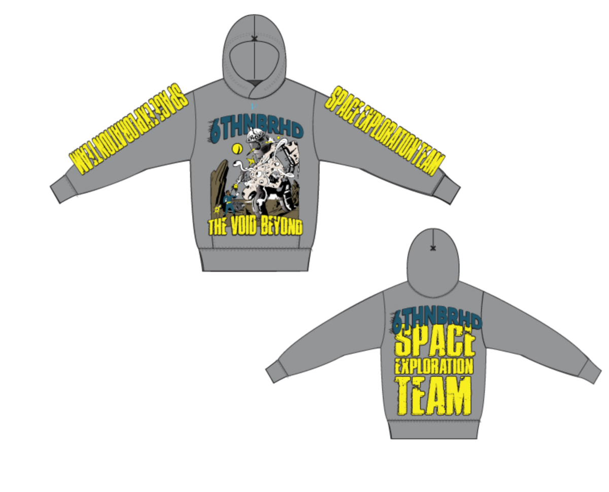 6TH BRAND ALIENS" PULLOVER