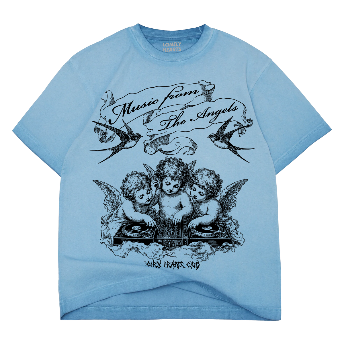 LONELY HEARTS CLUB - House Music Premium Oil Wash T-Shirt