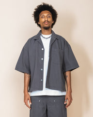 EPTM - BOXY TWILL SHIRT - GREY