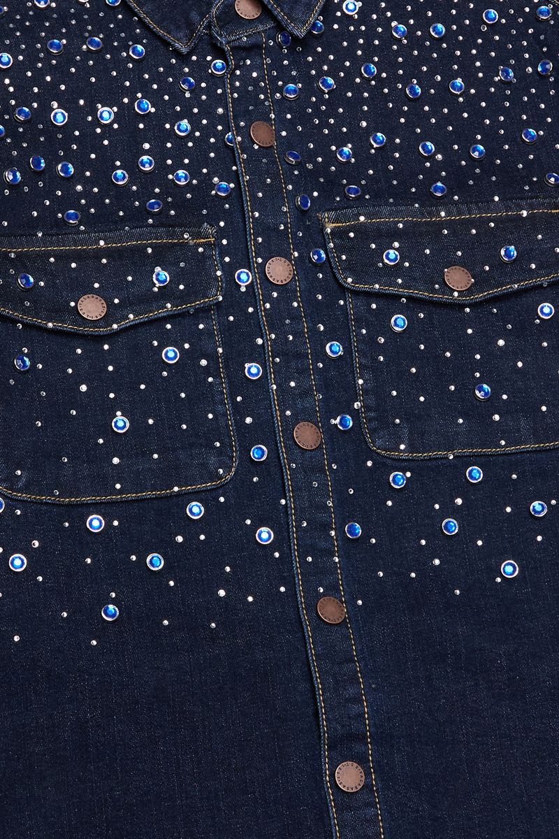 VALABASAS - BLITZ" DENIM SHIRT - INDIGO