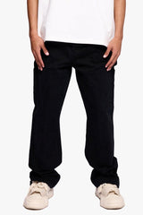 VALABASAS- Hound Straight Jeans Black Washed