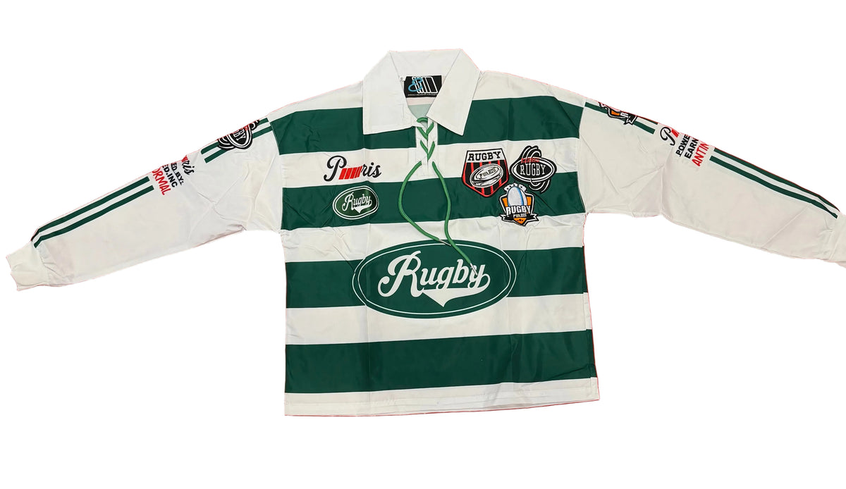 EARNED X P\\\\\RIS - RUGBY SHIRT GREEN