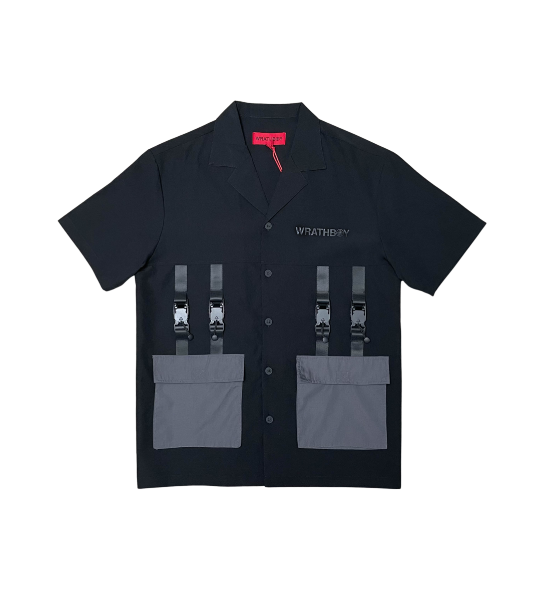 WRAITH BOY - W.A.R Button Down -  BLACK