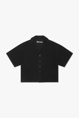 VALABASAS - SHINE" BUTTON DOWN - BLACK
