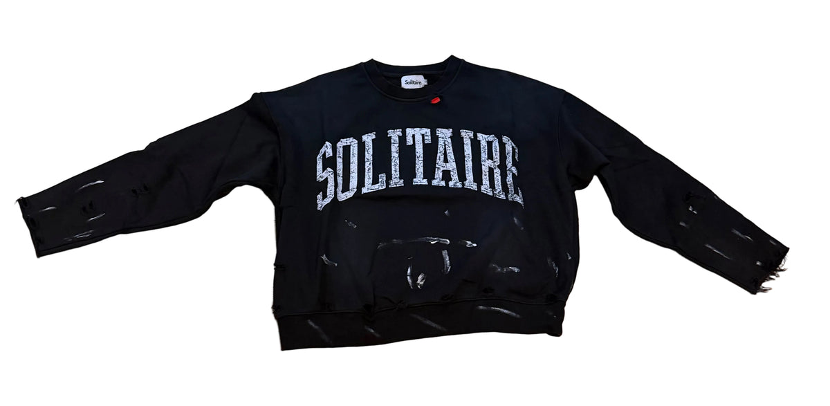 SOLITAIRE- CREW BLACK