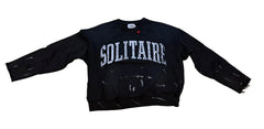 SOLITAIRE- CREW BLACK
