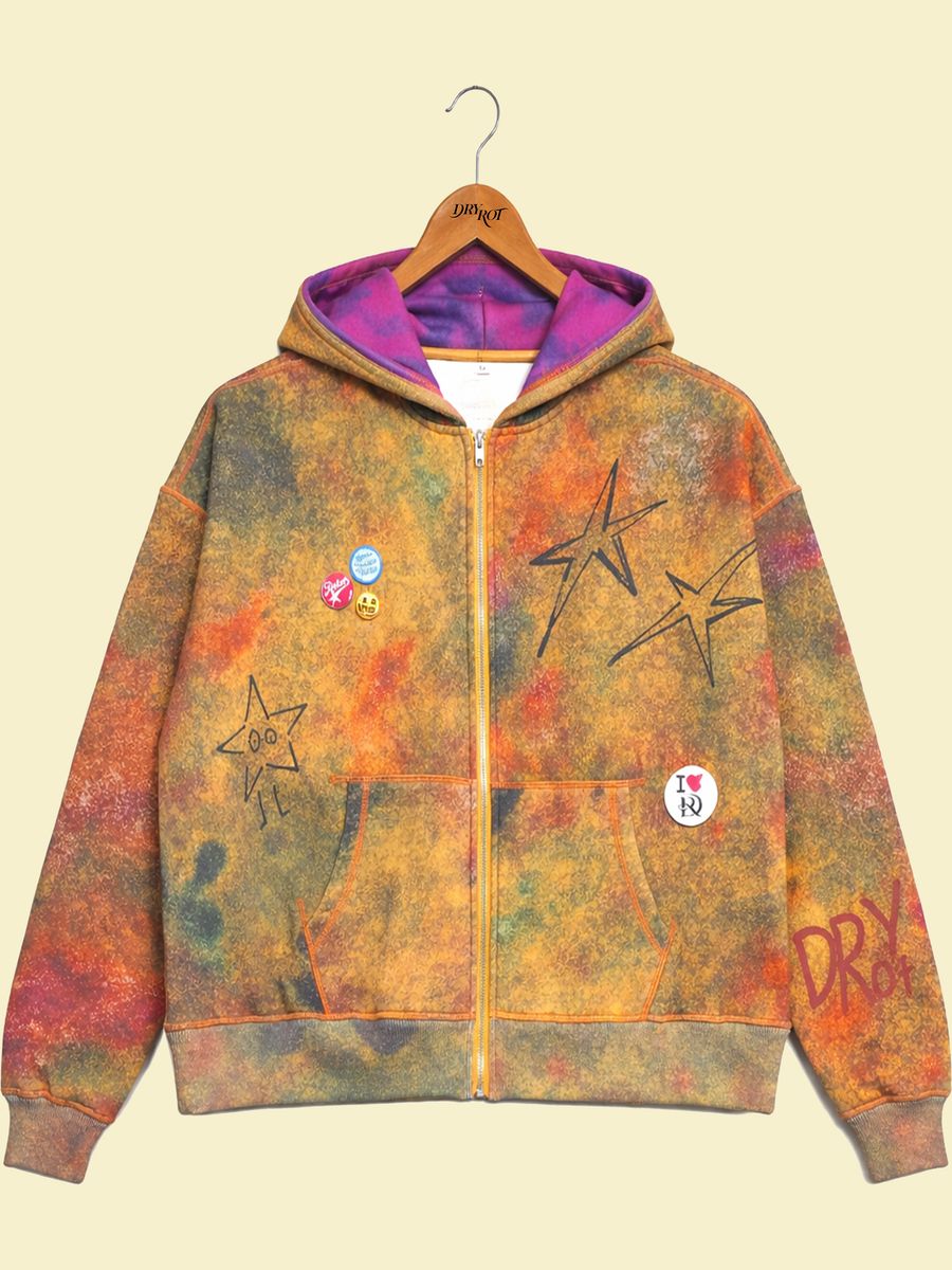 DRY ROT -  ACID DUST ZIP UP