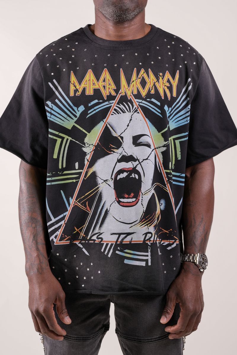 PM - Def Money 2 Tee with Rhinestones