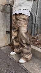 PM - DOUBLE KNEE PANTS (KHAKI