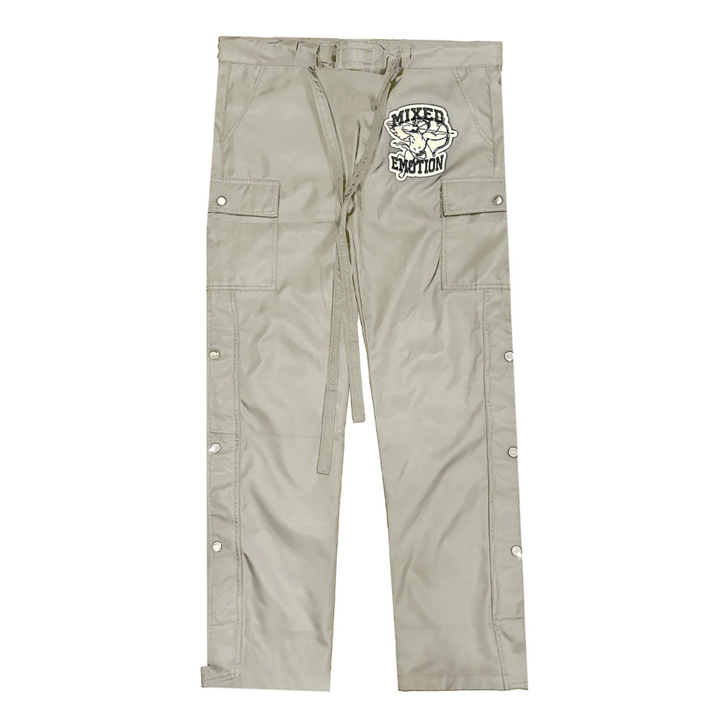 【SATIIIZ】Horde Balloon Cargo Nylon Pants Obilon Cotton Cargo Pants - satiiiz