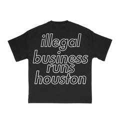Sincere Studios Illegal Business Black Tee