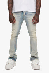 VALABASAS - HEATH" STACKED DENIM - LIGHT WASH
