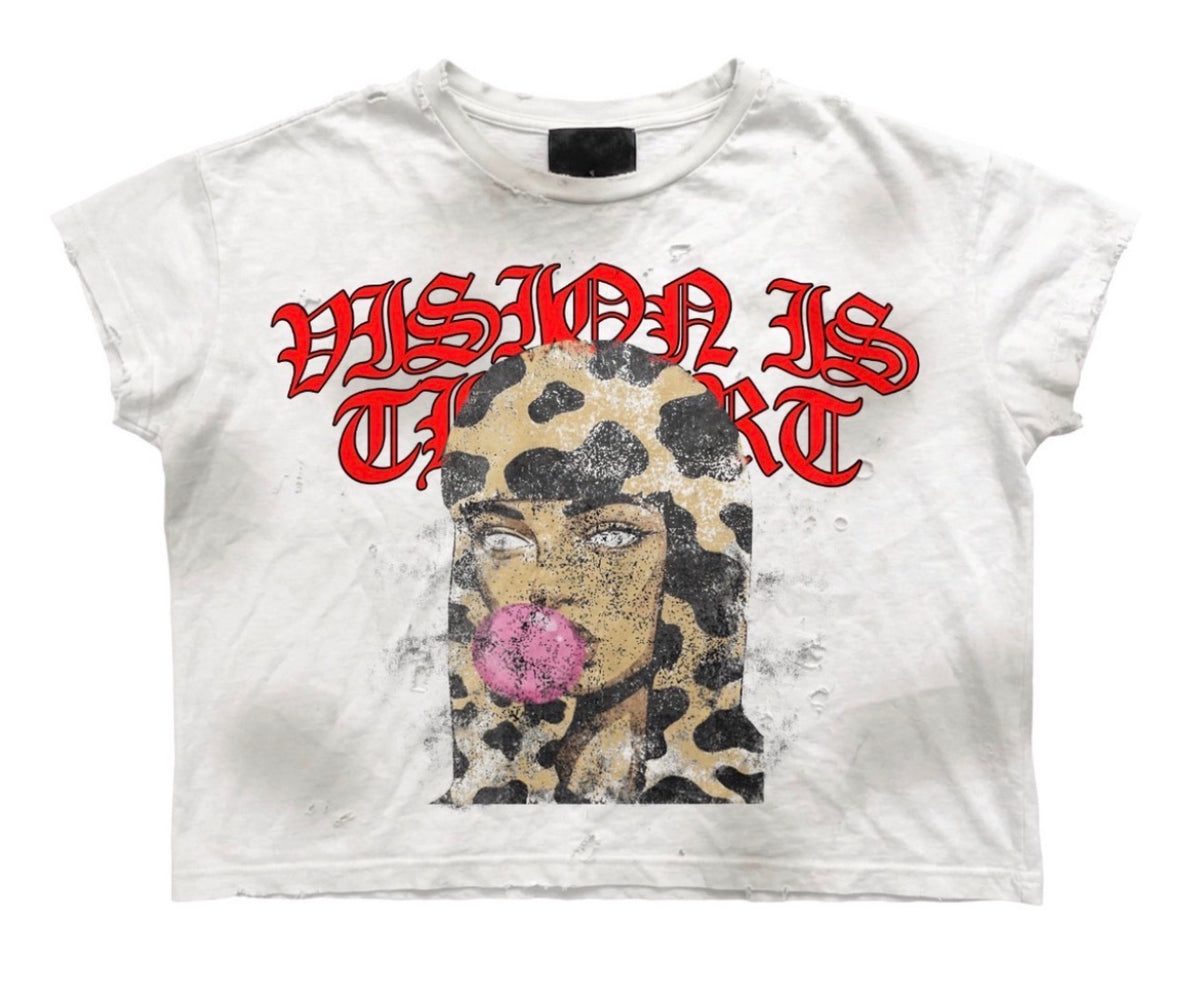 VISION IS THE ART - CHEETA GIRL TEE
