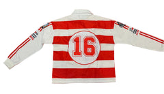 EARNED X P\\\\\RIS - RUGBY SHIRT - RED