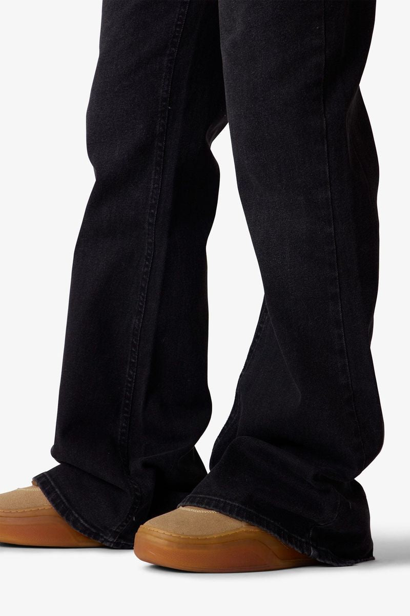 MNML - Super Flare Denim - Western Black