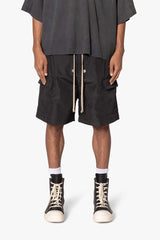MNML - Rave Double Cargo Shorts - Black