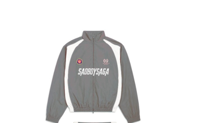 SAD BOY SAGA - GREY Racer Jacket