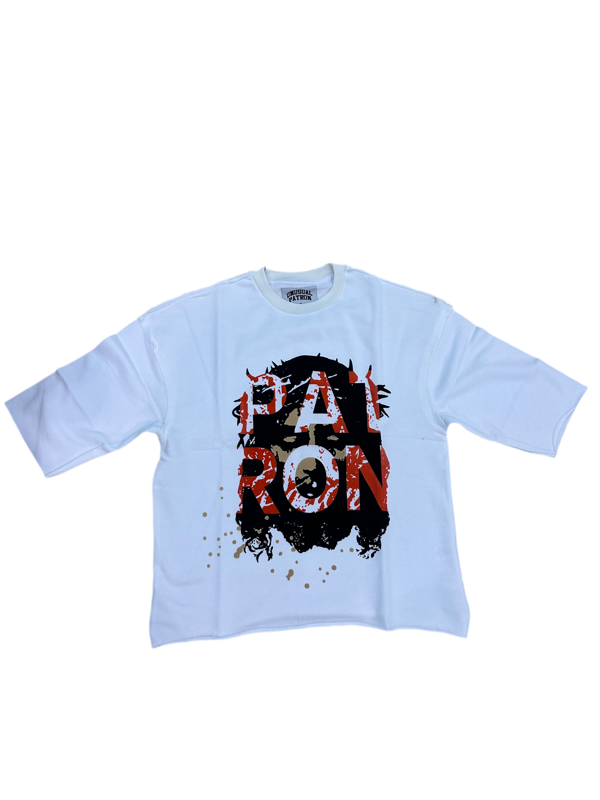 UNUSUAL PATRON - GOD TEE - WHITE