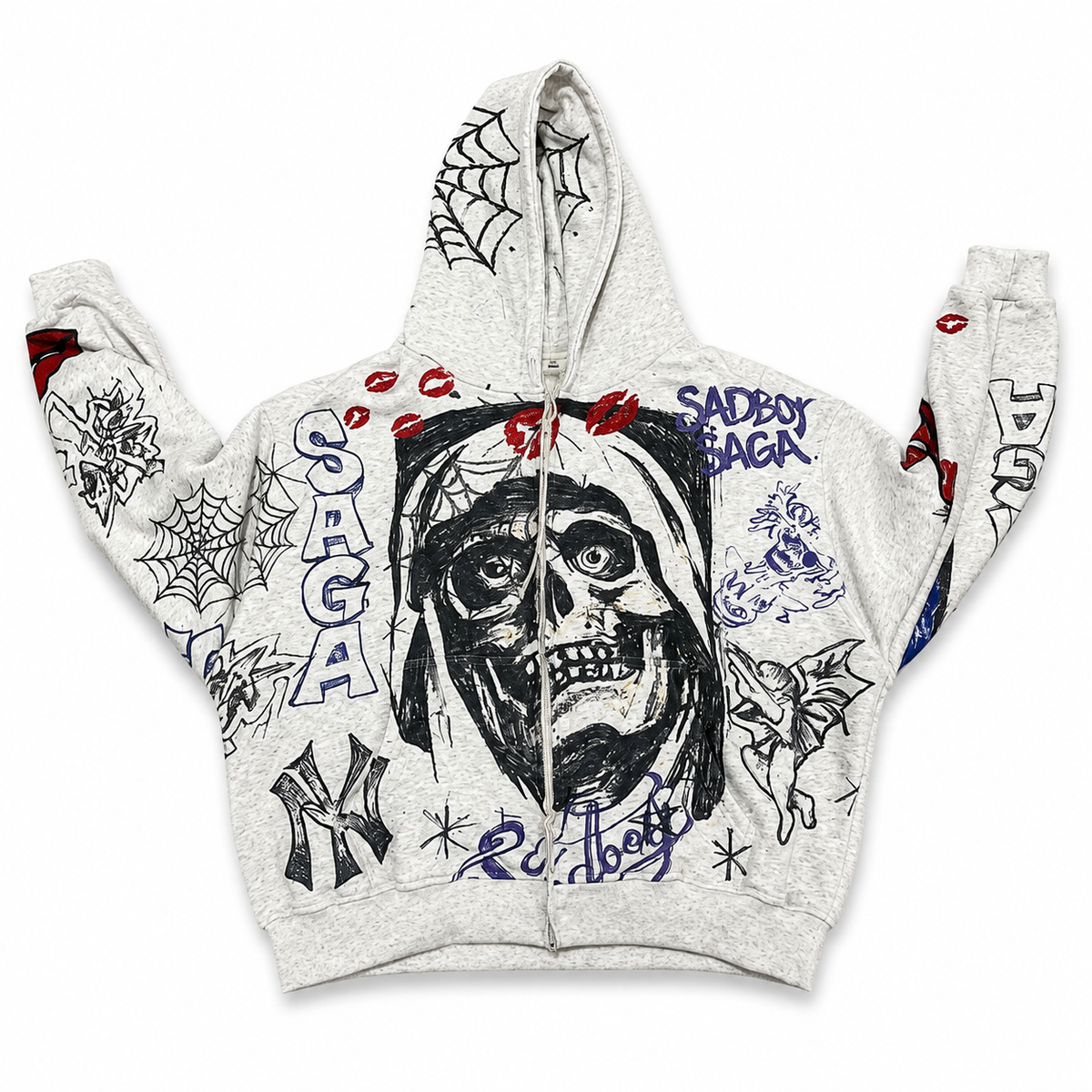 SAD BOY SAGA - Grafitti Zip Up