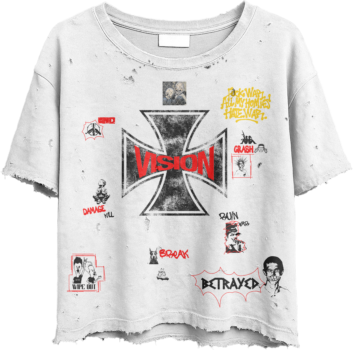 VISION IS THE ART - Hate War Tee