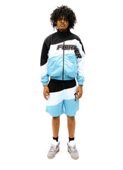Forever Hungry - Windbreaker TOP BLACK/BLUE
