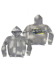 RICHEEZA CLOUDED ZIP UP HOODIE
