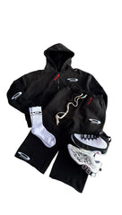 GARCIAGA HOODIE - BLACK/ WHITE