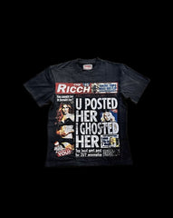 RICHEEZA - U Posted, I Ghosted" Short Sleeve Tee