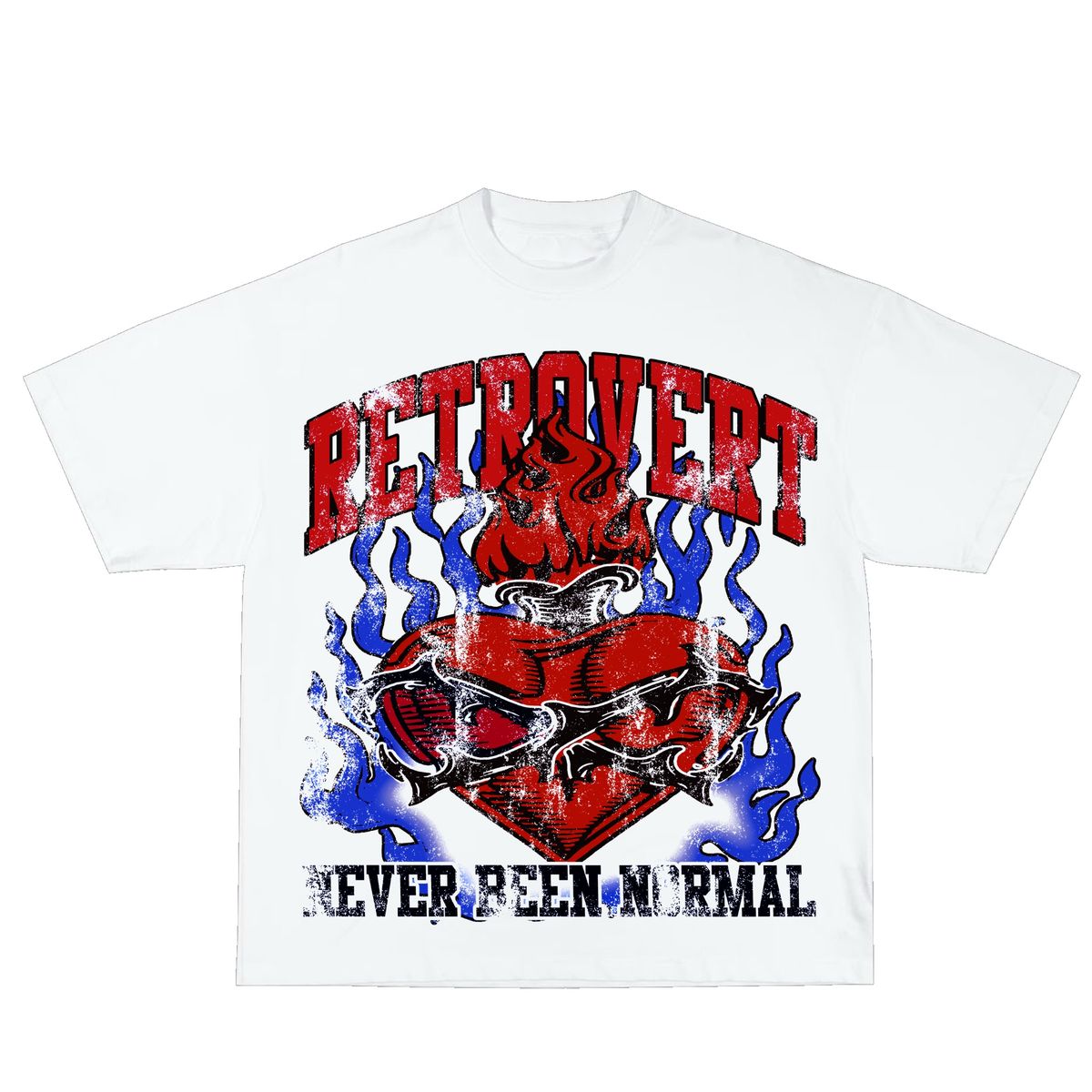 RETROVERT - HEART THORN BLUE/RED