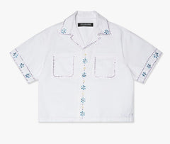 VALABASAS - UNDER PRESSURE" BUTTON DOWN - WHITE