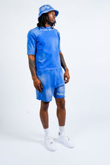 PM - DIAMOND SHORTS -  BLUE