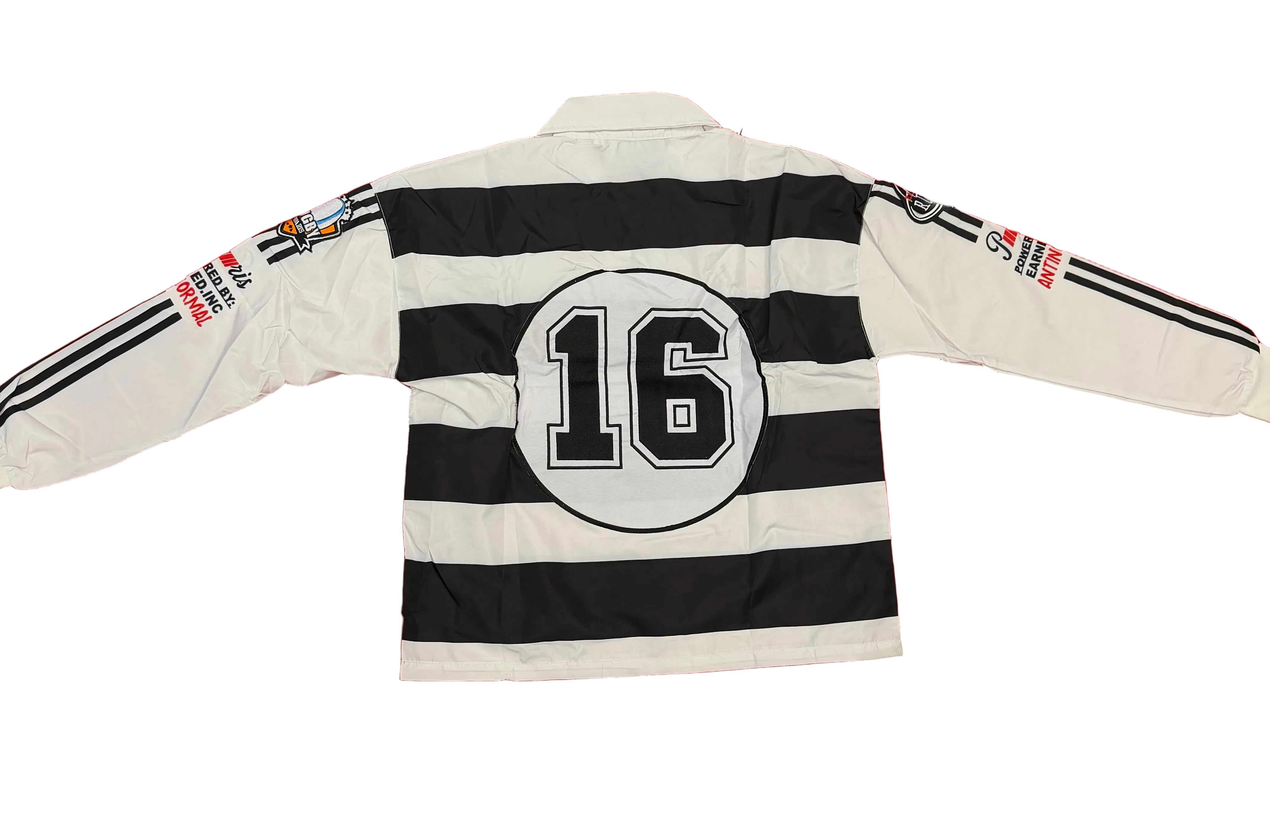 EARNED X P\\\\\RIS - RUGBY SHIRT - BLACK