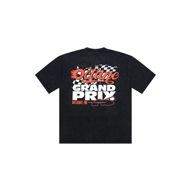 OCTANE GRAND PRIX HELMET TEE “ BLACK & RED”