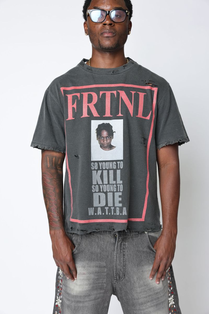 FRATERNAL - GREYISH YUMMY TSHIRT - GREY