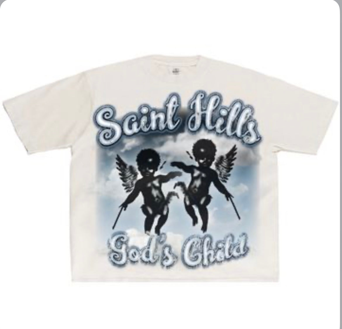 SAINT HILLS - GOD'S CHILD T-SHIRT - WHITE